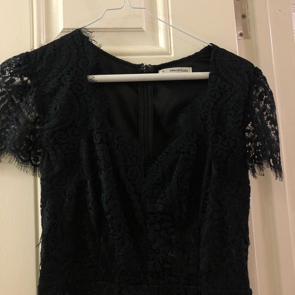 LF BLACK LACE ROMPER - Picture 4 of 5